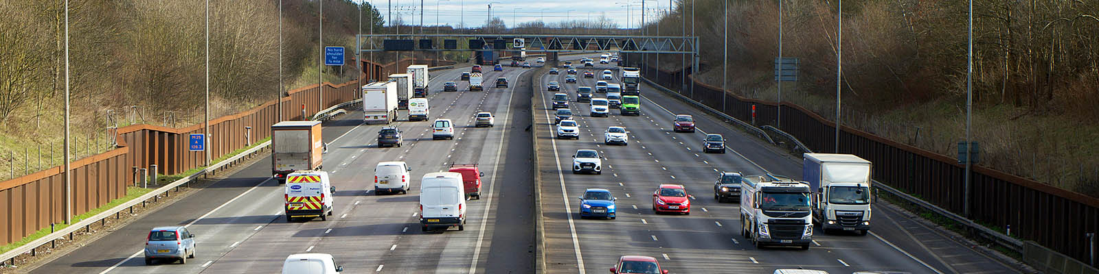 Cars on motorway